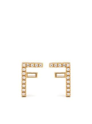 fendi inspired earrings|farfetch earrings for women.